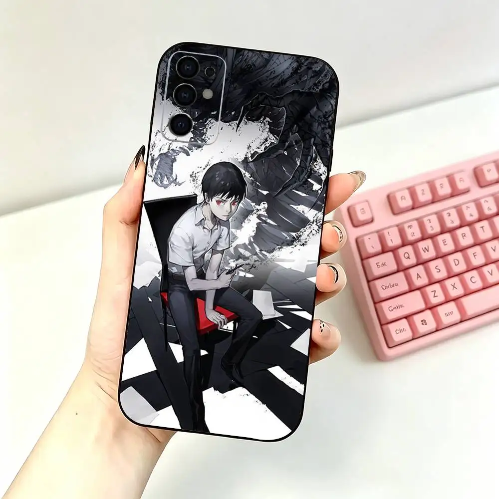 Фото Чехол для телефона Anime Superpower Kei A-Ajin для Samsung S26,25,24,21,22,21,20,10,9,8,7,6,Ultra,Plus,Fe, Lite, черный чехол №4