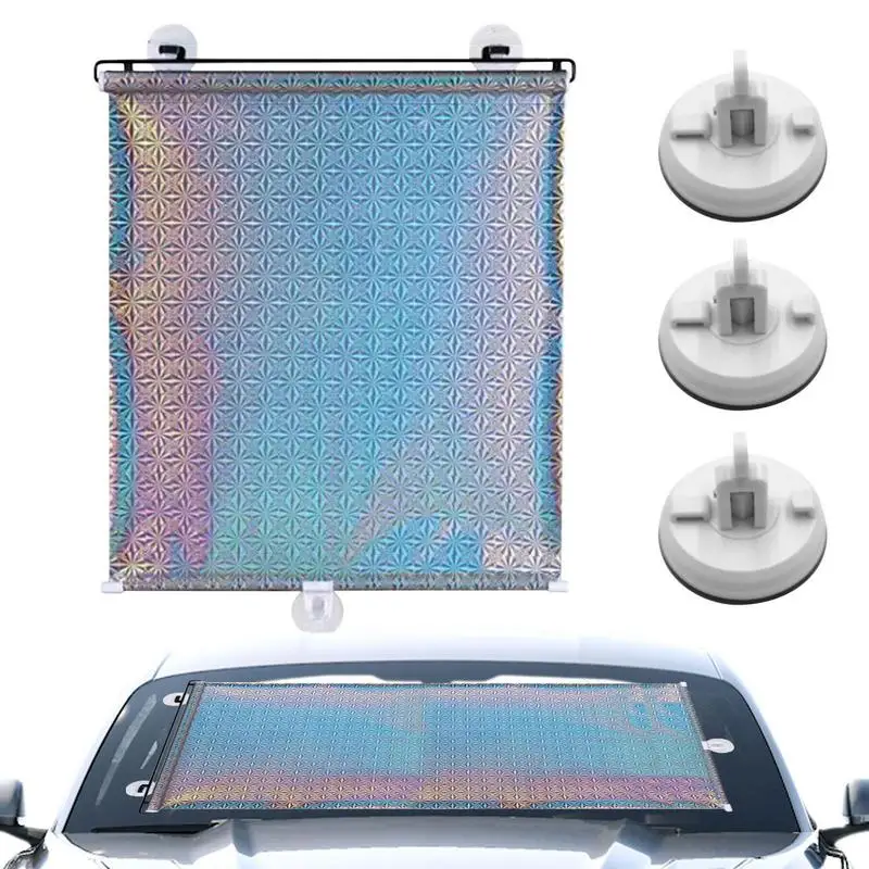 

Sunshade For Car Windshield Retractable Anti UV Car Window Sun Protector Privacy Protection Adjustable Auto Sun Visor Protector