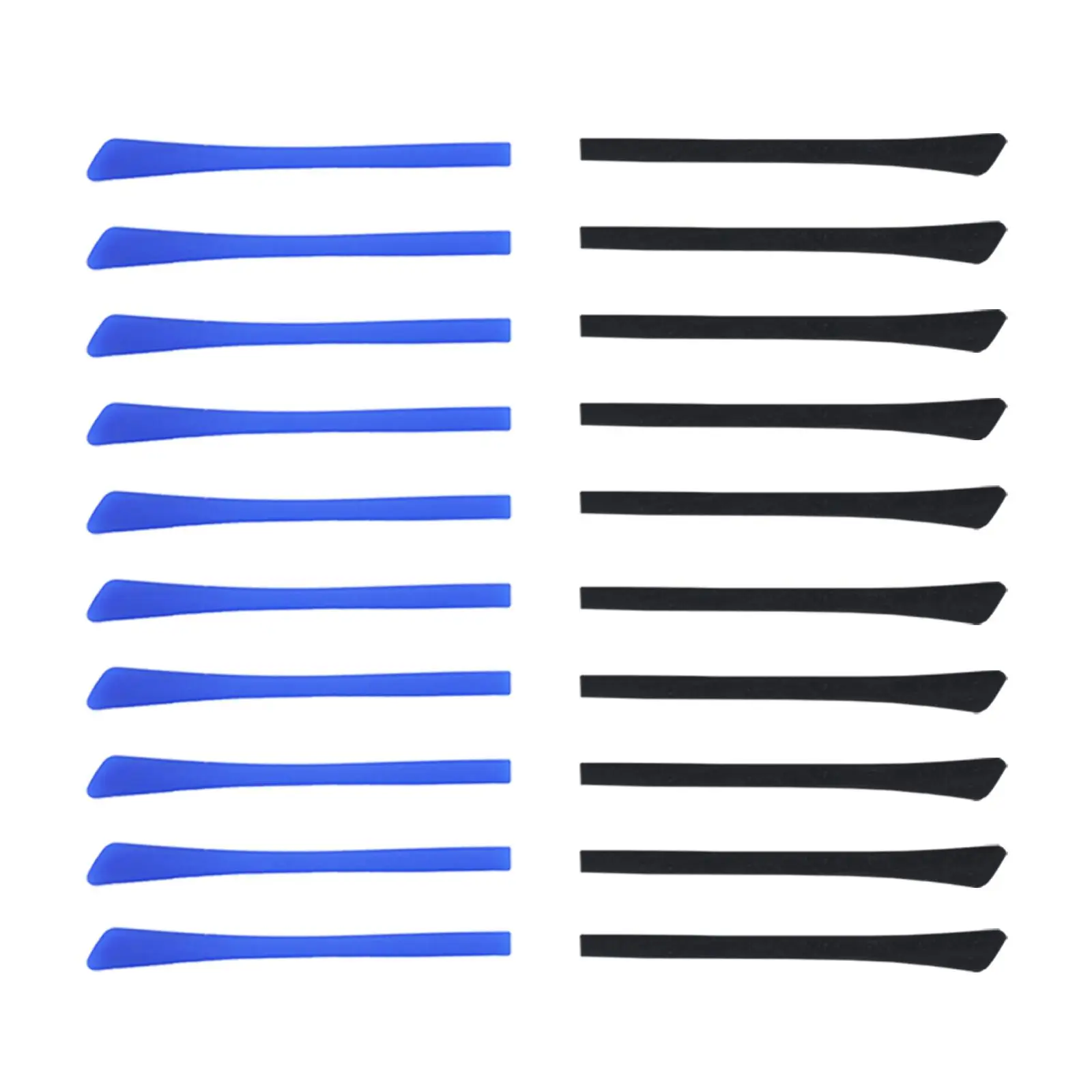 

10 шт., силиконовые наконечники для очков