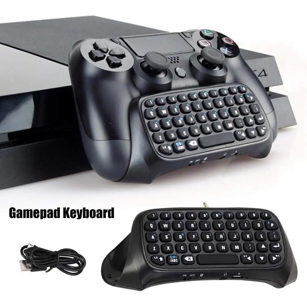 

1 комплект, игровая беспроводная клавиатура, съемная USB Bluetooth игровая клавиатура для геймпада PS4 Slim Pro