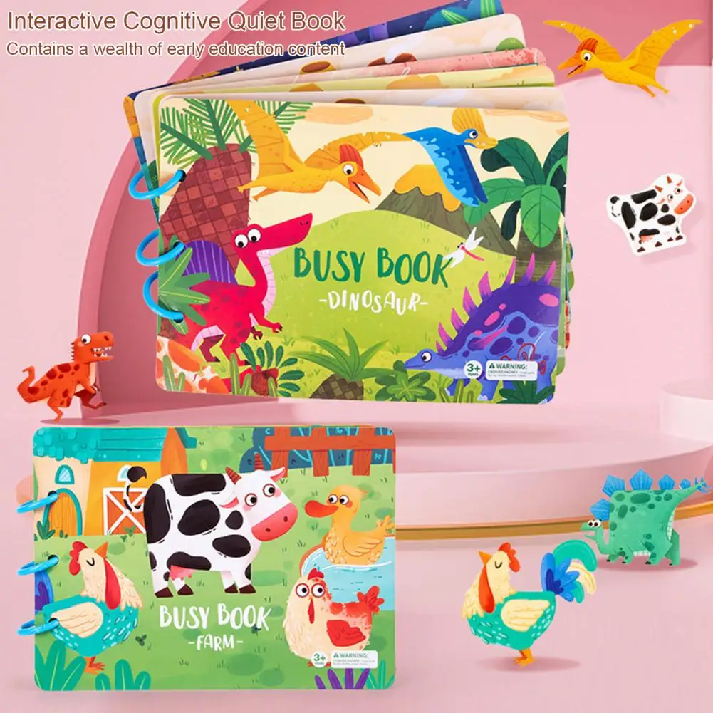 

Интеллектуальная Игра Красочная Детская Наклейка занятая книга монтессори игрушка подарок на день рождения