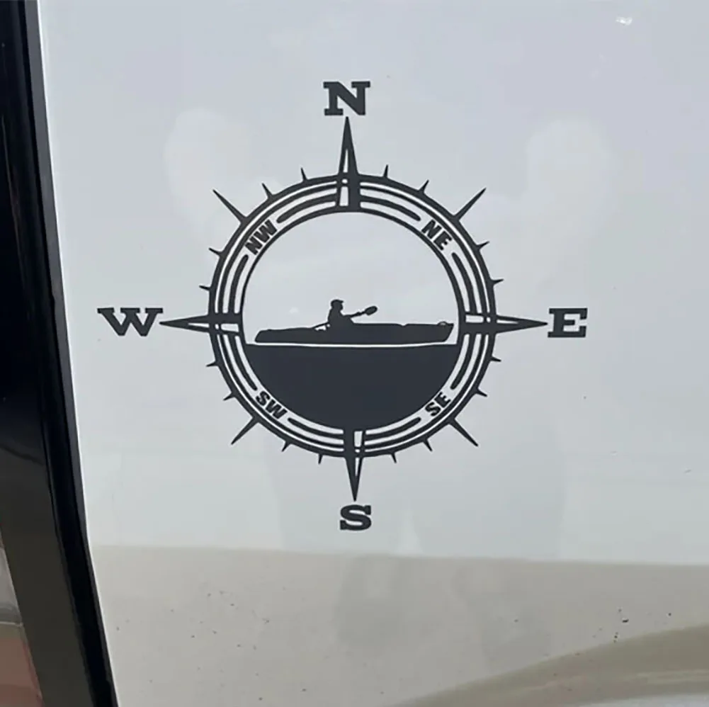 

Kayak and Compass Vinyl Decal Automotive Exterior Trim Weatherproof Accessories Car Window Bumper Outdoor Car Stickers