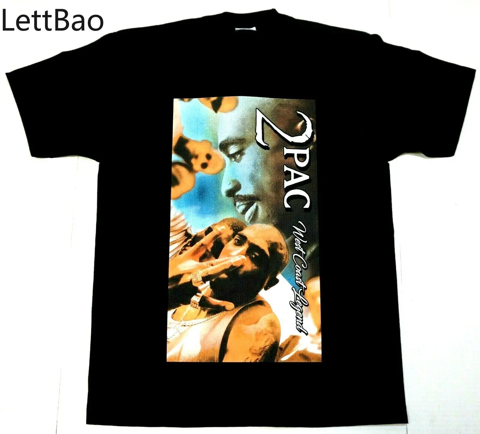 Футболка TUPAC SHAKUR 2Pac West Coast Urban Hip Hop Rap Мужская футболка 100% хлопок новая летняя