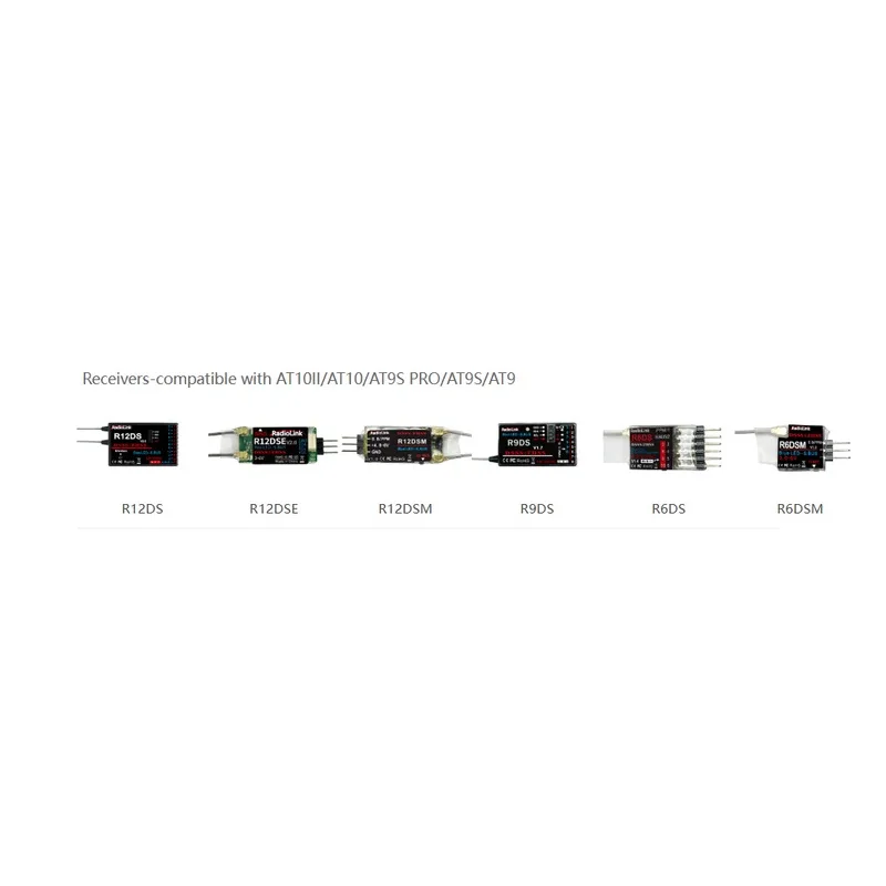 Фото Radiolink R4FGM R4F R6FG R6F R6DSM R6DS R7FG R8F R8EF R8FM R8SM R12DSM R12DS R9DS Мини-приемник RC для радиоуправляемых автомобилей Лодки Дрон №1