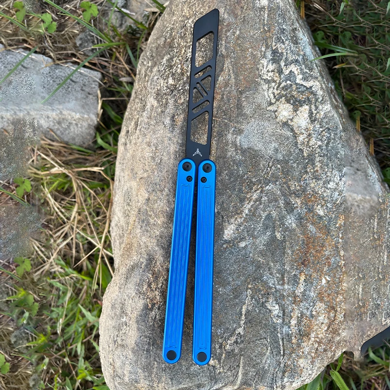 Синяя Арктическая круглая высококлассная цельная алюминиевая ручка