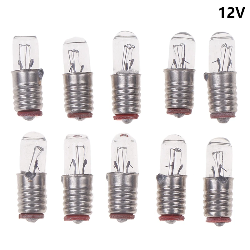 

HELTC Светодиодные лампочки E5 6.3В 12В 24В 0.1А 10шт