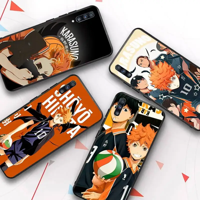 

Haikyuu Volleyball Phone Case for Samsung A51 01 50 71 21S 70 31 40 30 10 20 S E 11 91 A7 A8 2018