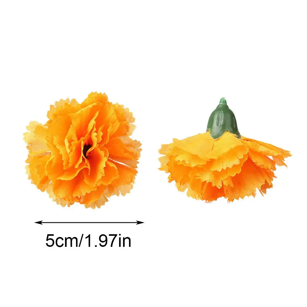 Искусственные цветы из календулы 10 шт. шелковые бриджи для украшения дома |