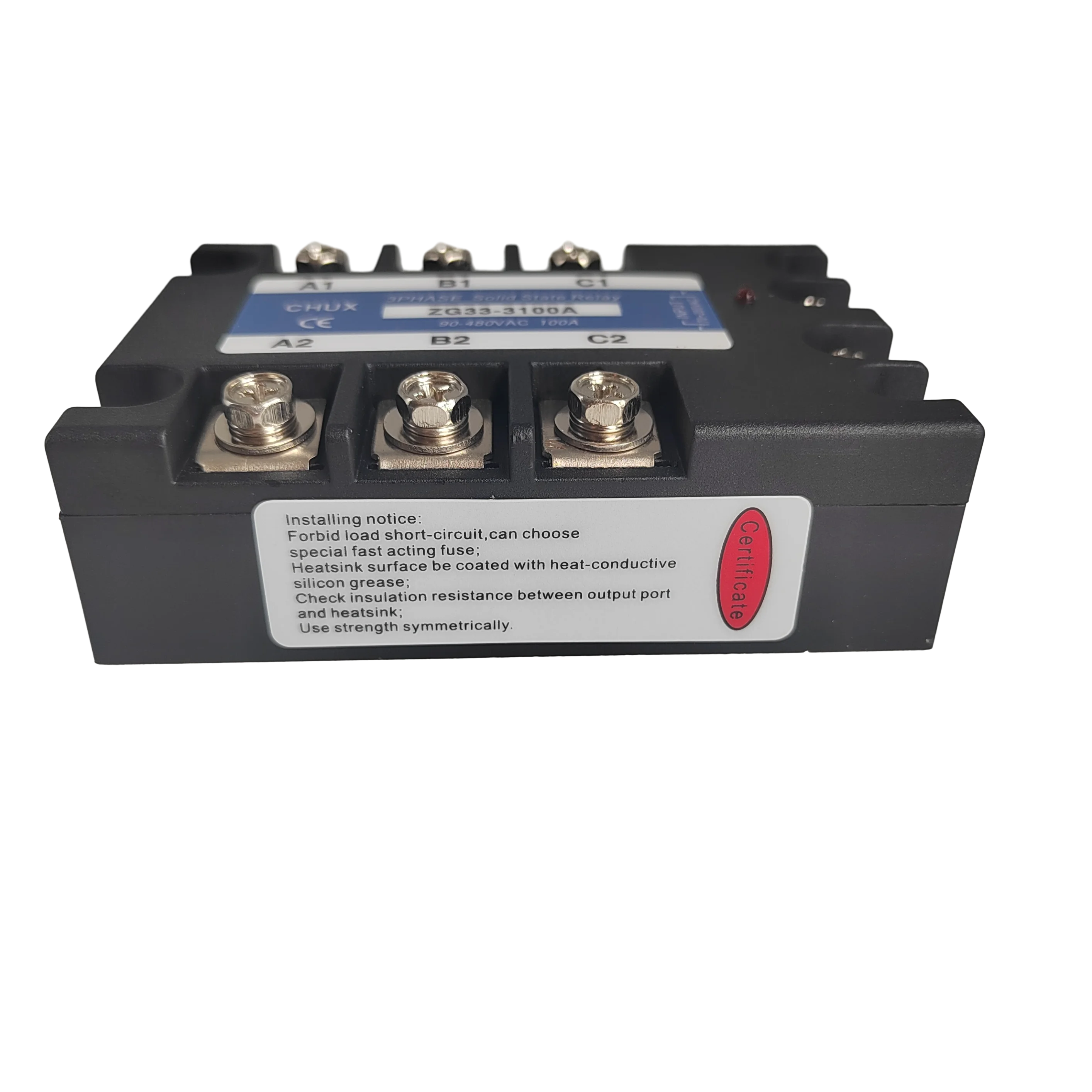 CHUX 100A Твердотельное реле управления переменным током 70-280 В переменного тока до