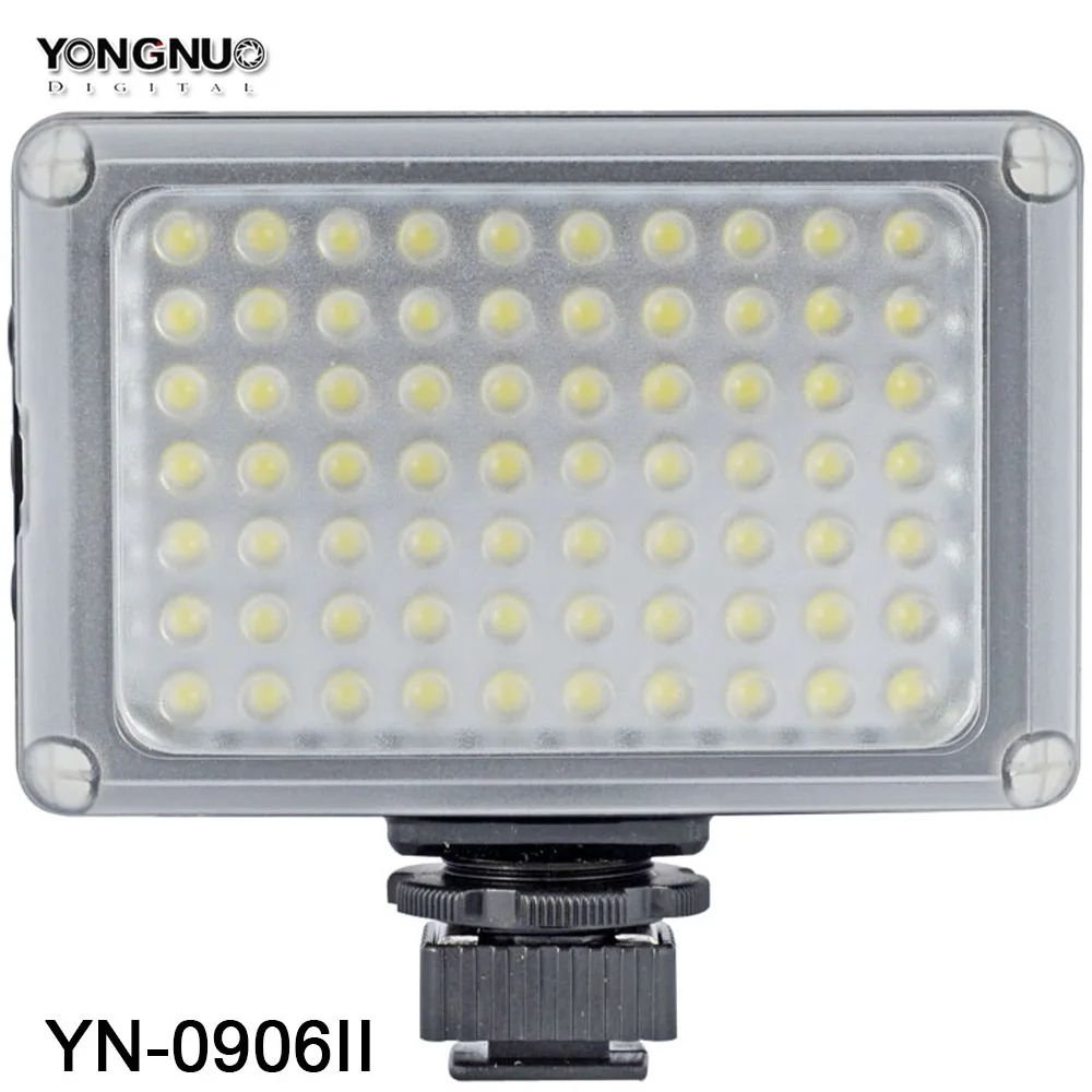 YONGNUO YN0906 II 70 LED 3200-5600k Светодиодная лампа для освещения видео Освещение для фотосъемки Nikon Canon DSLR камера