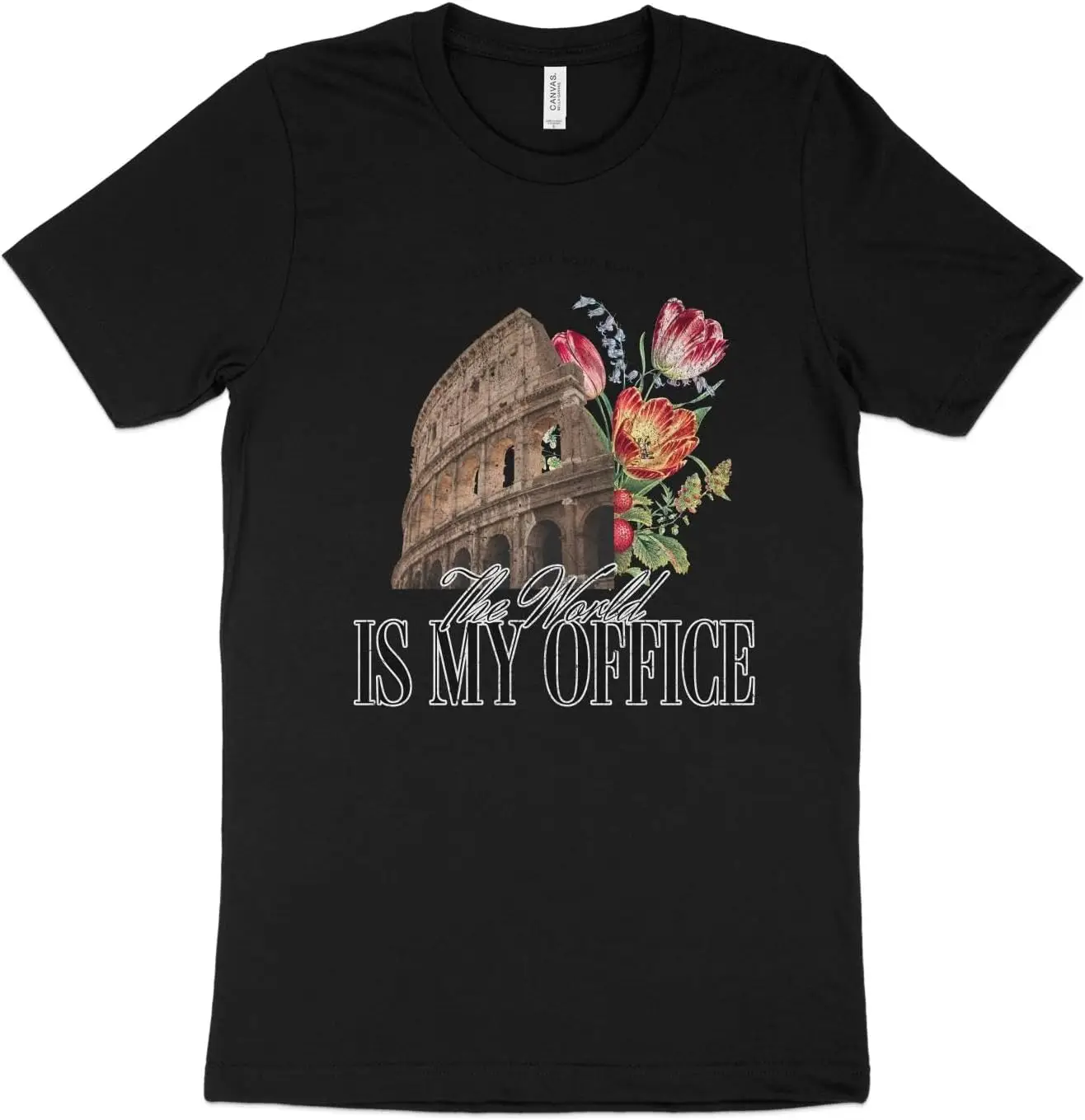 Рубашка Мир — мой офис футболка Digital Nomad