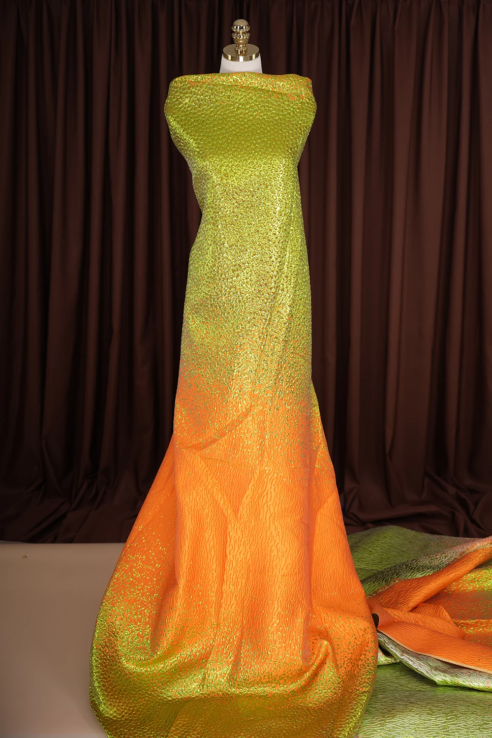 Фото Ткань Dobetter Tex Brocade Jacquard высокого качества, жаккардовая ткань с узором для нигерийской одежды, для вечерних платьев и женских нарядов. №3