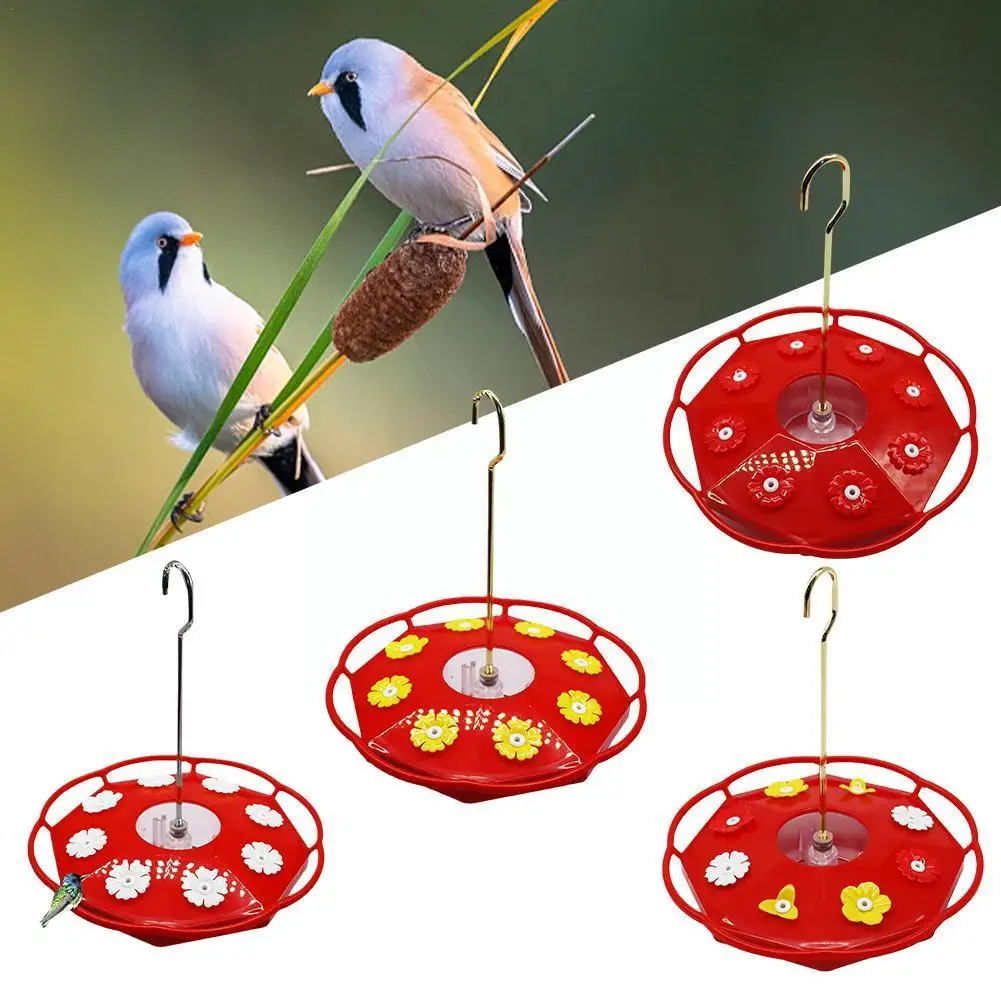 

8-hole Hummingbird Feeder Pet Bird Supplies Dispenser Bottle Drinking Cup Bowls For Outdoors Courtyard Bird Feeders For Out C8k8