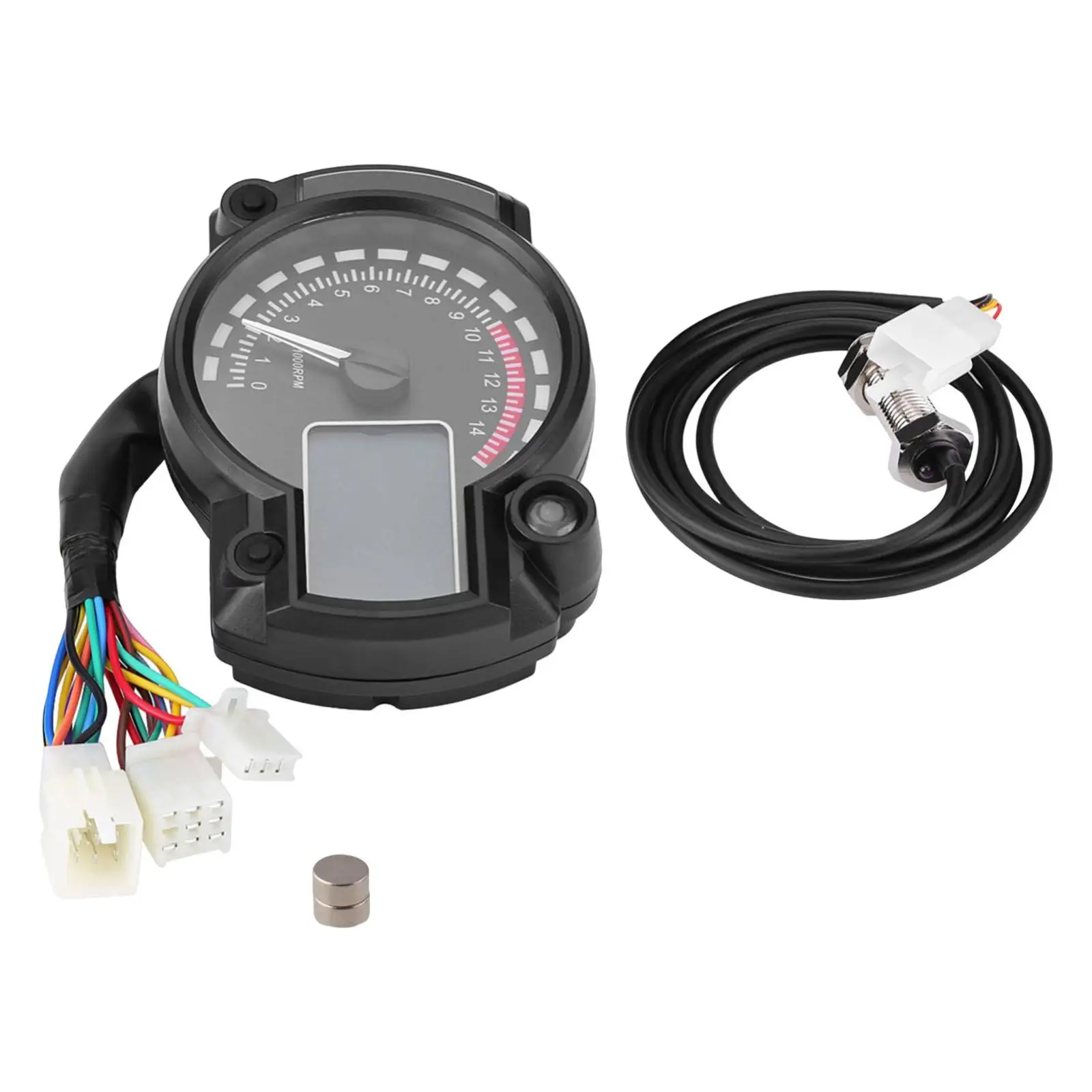 

Motorcycle Speedometer 299 Kmh MPH 14000RPM 12V Tachometer Speed Gauge ATV