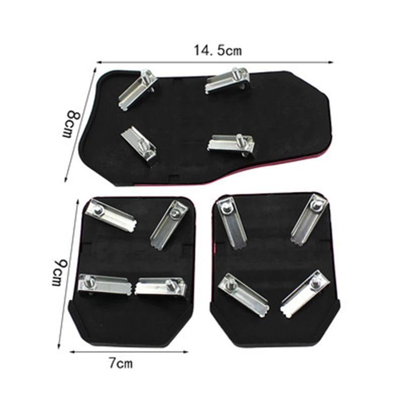 Универсальная алюминиевая автоматическая Нескользящая накладка на педаль