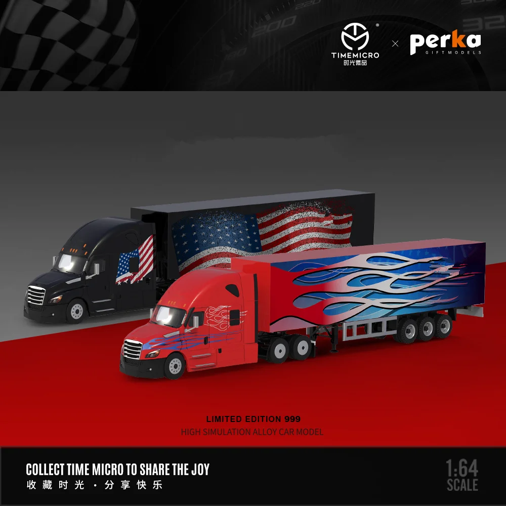 Литая под давлением модель грузовика из сплава TIME MICRO 1:64