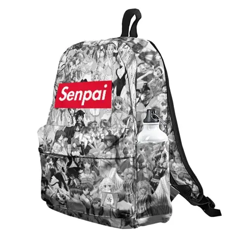 Аниме школьный рюкзак Senpai унисекс водонепроницаемый рабочий путешествия -