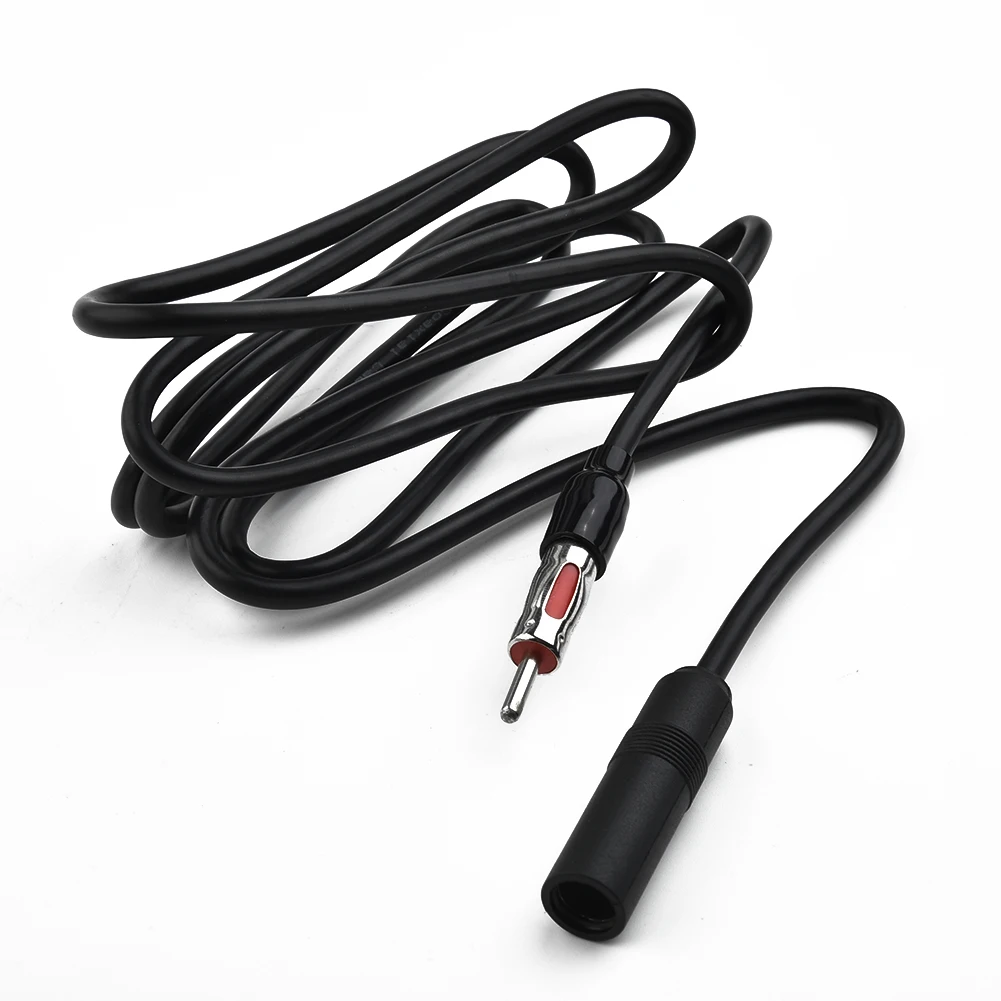 

Male to Female Antenna Car Extension Cord Black Auto Radio Universal 180cm High Quality Latest 2018 Stock Cheap