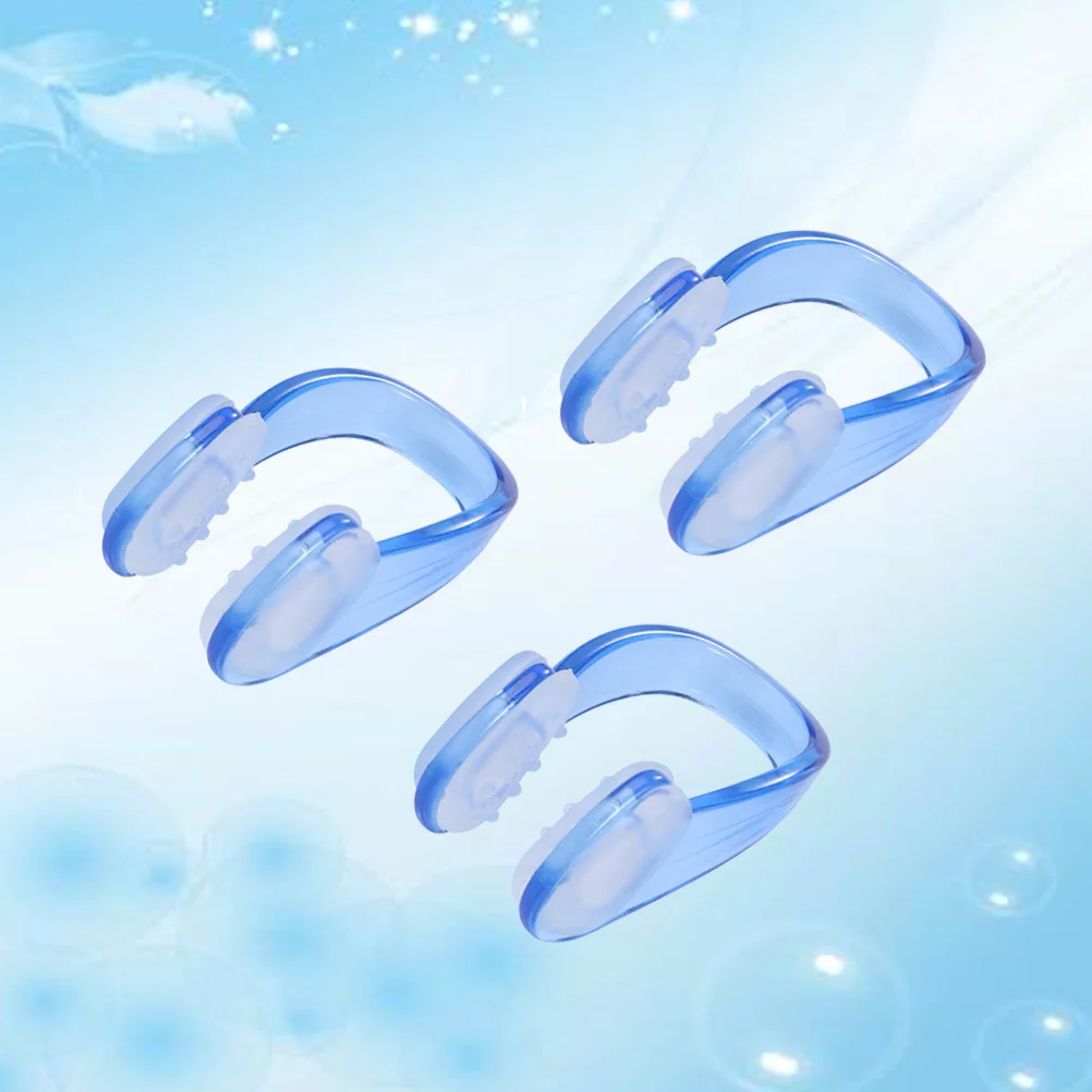 

Nose Clip Swimming Silicone Snoring Snore Nasal Stopper Anti Plugs Freediving Swimmers Child Pincher Peg