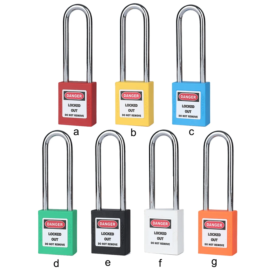 

Блокировка промышленного прочного оборудования для контроля доступа, наборы блокировки, износостойкие безопасные замки для компаний, красный, 5 шт.