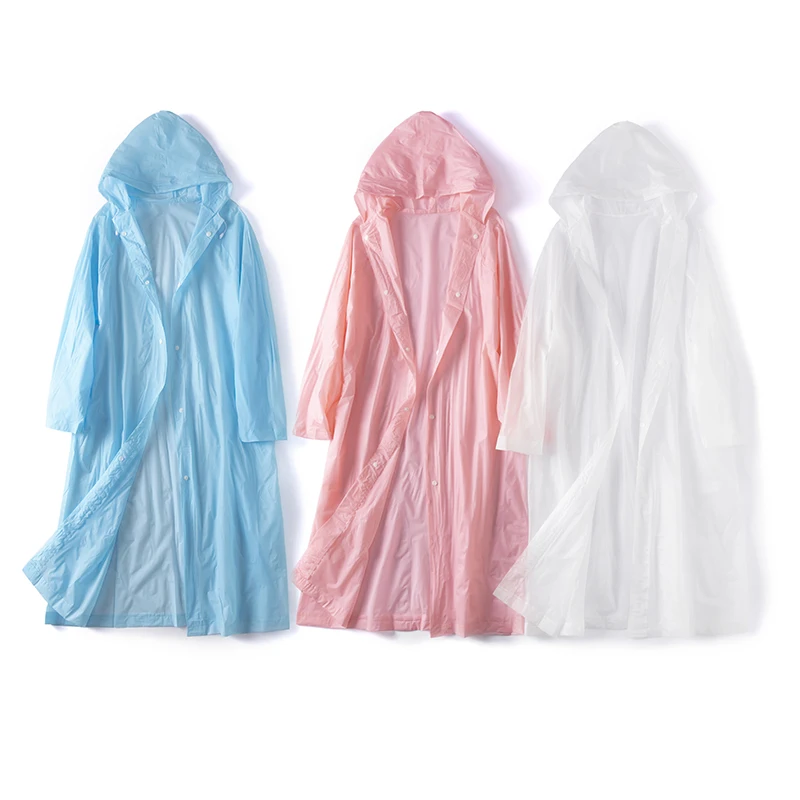 

Lightweight Long Breathable Raincoat Poncho Hooded Waterproof Portable Raincoat Full Body Adult Ropa Impermeable Outdoor Items