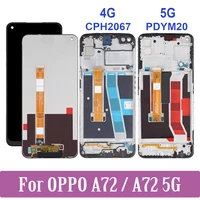 for oppo a72 cph2067 lcd display touch screen digitizer assembly for oppo a72 5g pdym20 lcd replacement original 6 5