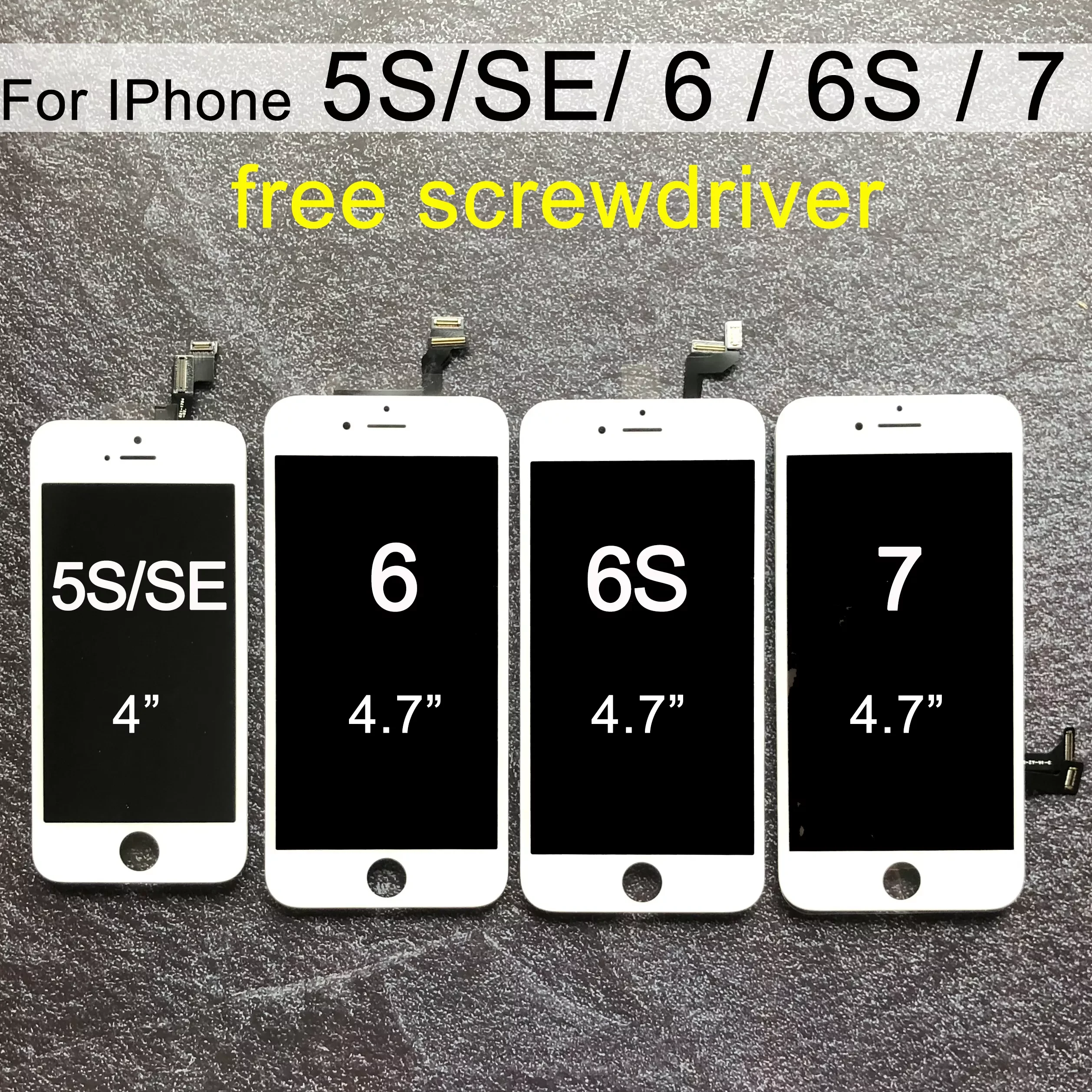 

A+++ Quality Display for Iphone 6 LCD Touch Replacement Screen Digitizer Assembly For Iphone 5S 6s LCD for iphone 7 8 lcd