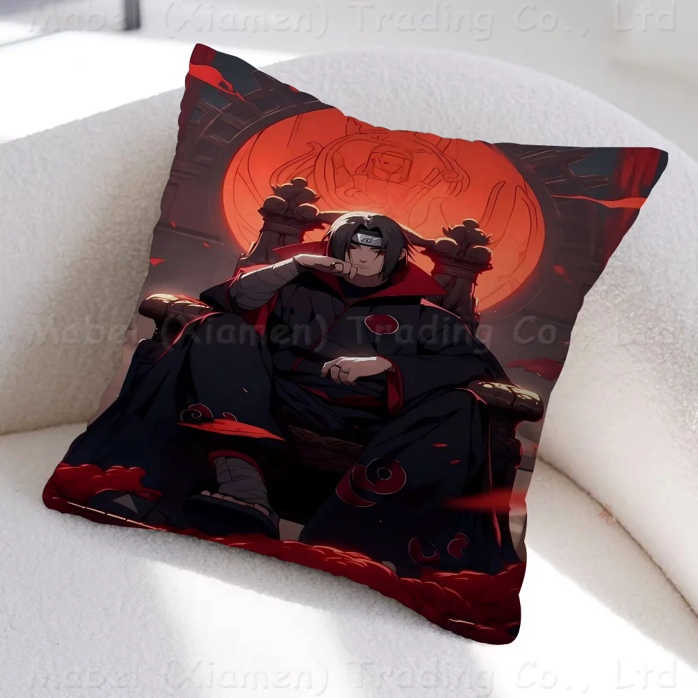 Naruto U-UchihaS I-ItachiS Pillow Cover Design Cushion Decor Holiday Decorati