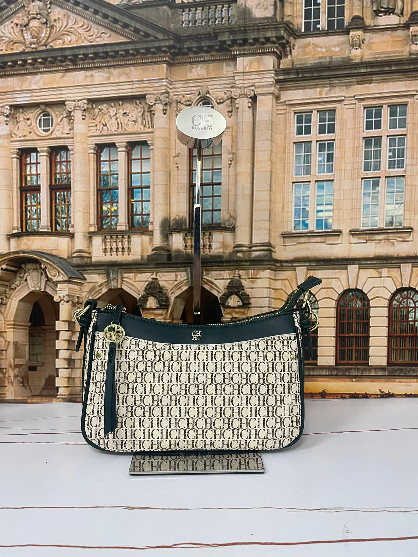 

CILMI HARVILL CHHC Double Shoulder Design Women's Bag Single Piece Diagonal Cross Hand Zipper Opening Fabric Lining Luxury Brand