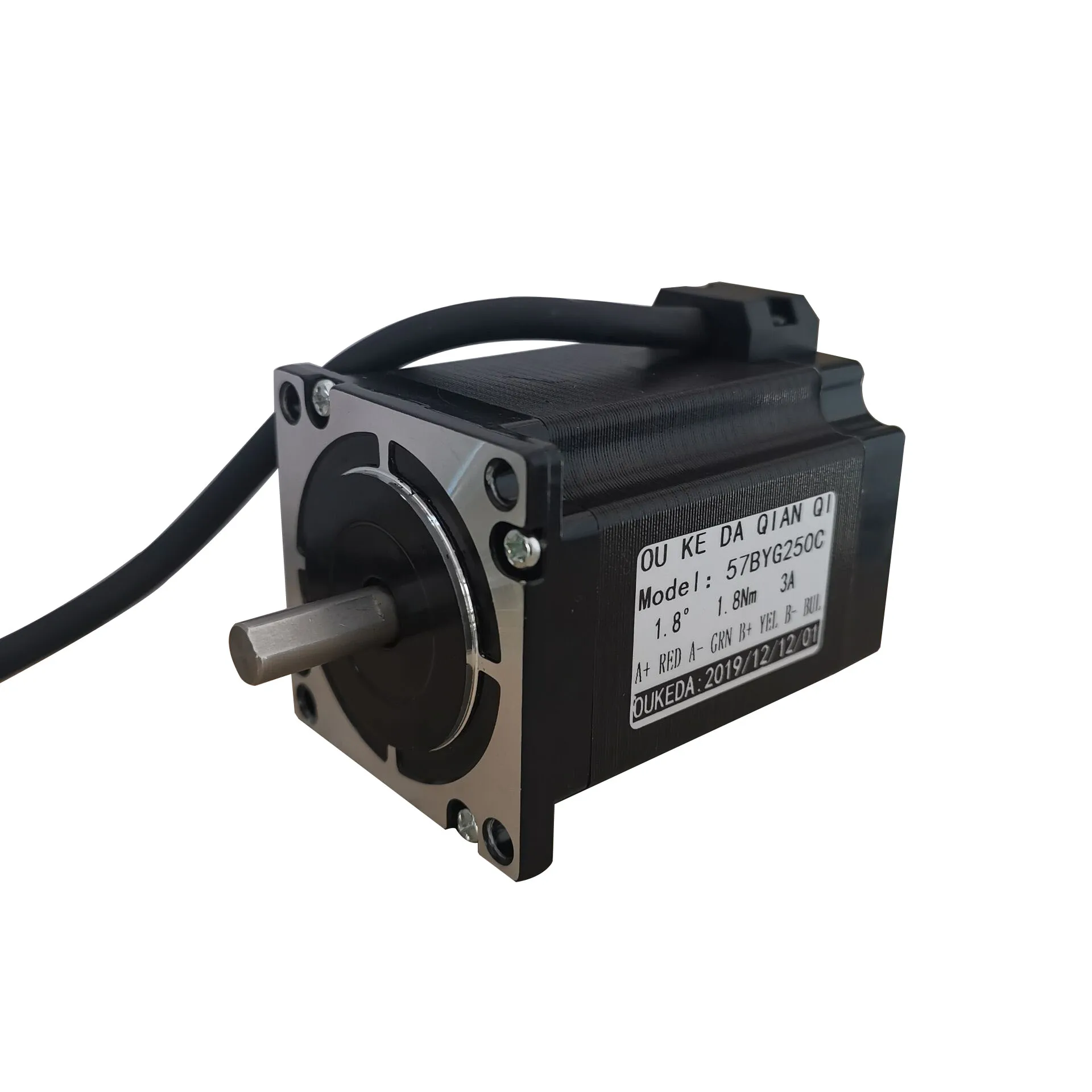 Шаговый двигатель 57 57BYG250C диаметр вала 8 мм 1 нм двухфазный четырехпроводной