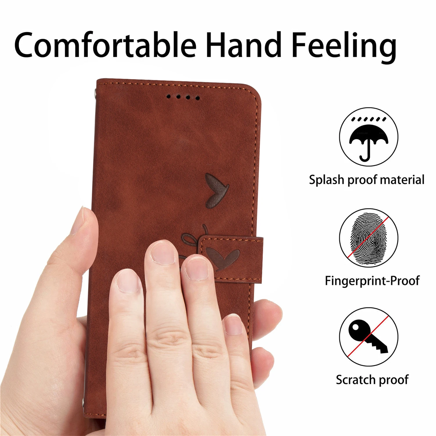 Фото Чехол для телефона Redmi Note 10 Pro/Note 10 Pro Max Core, силиконовый кожаный чехол Love с клапаном №4