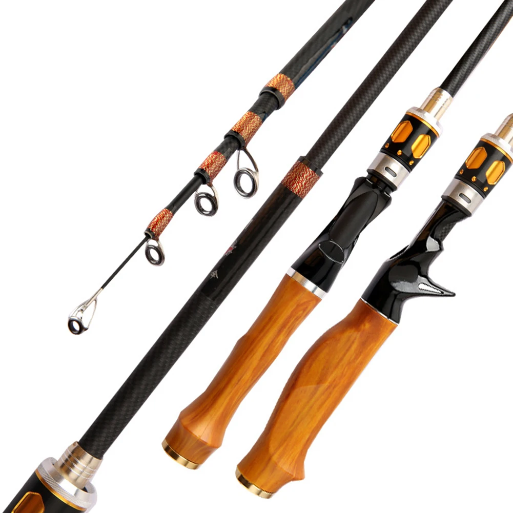 

1.8M-2.7M Telescopic Fishing Rod Carbon Fiber Portable Sea Rod Throwing Pole 3500G Strong Fishing Weight Tackle