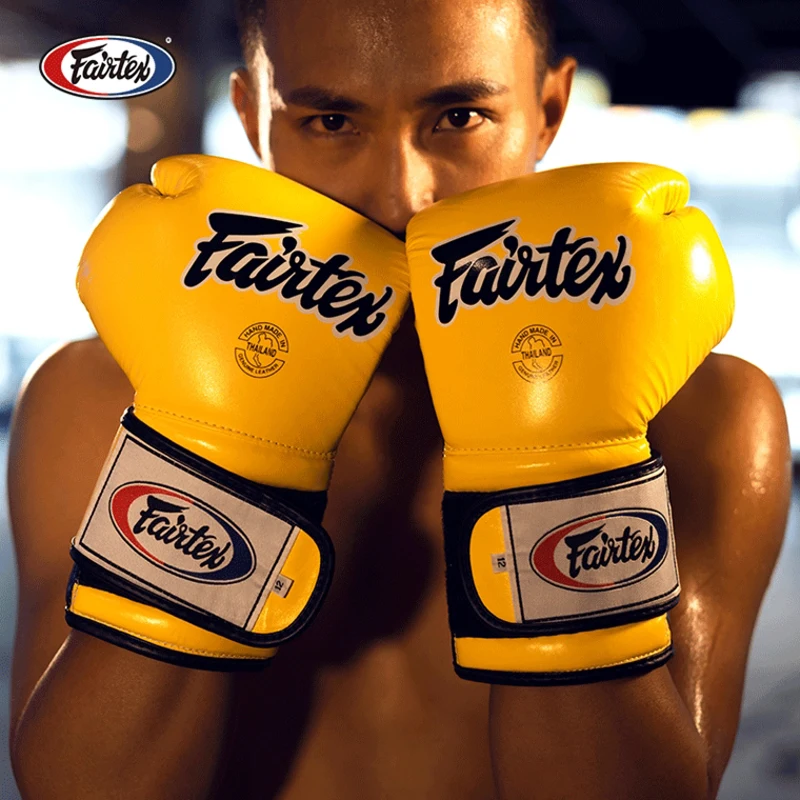 Тайские кожаные боксерские перчатки fairtexFeltes BGV1 взрослые детские перфорированные