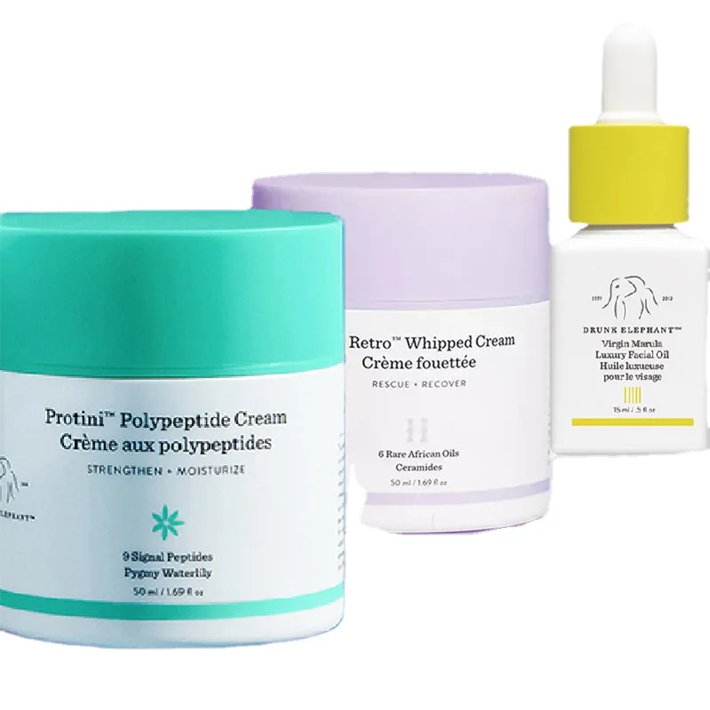 

Отбеливающий крем для темной кожи, пьяный слон, уход за кожей лица, полипептидные кремы Protini, увлажняющий крем-основа для лица