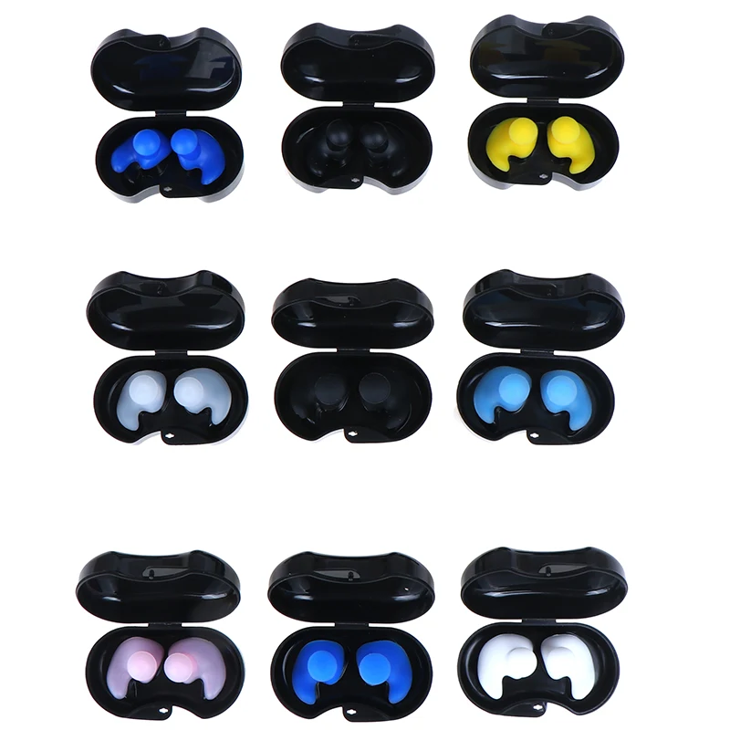 

1Pair Soft Ear Plugs For adult kid Environmental Silicone Waterproof Dust-Proof Earplugs Diving Water Sport Swimming Accessories