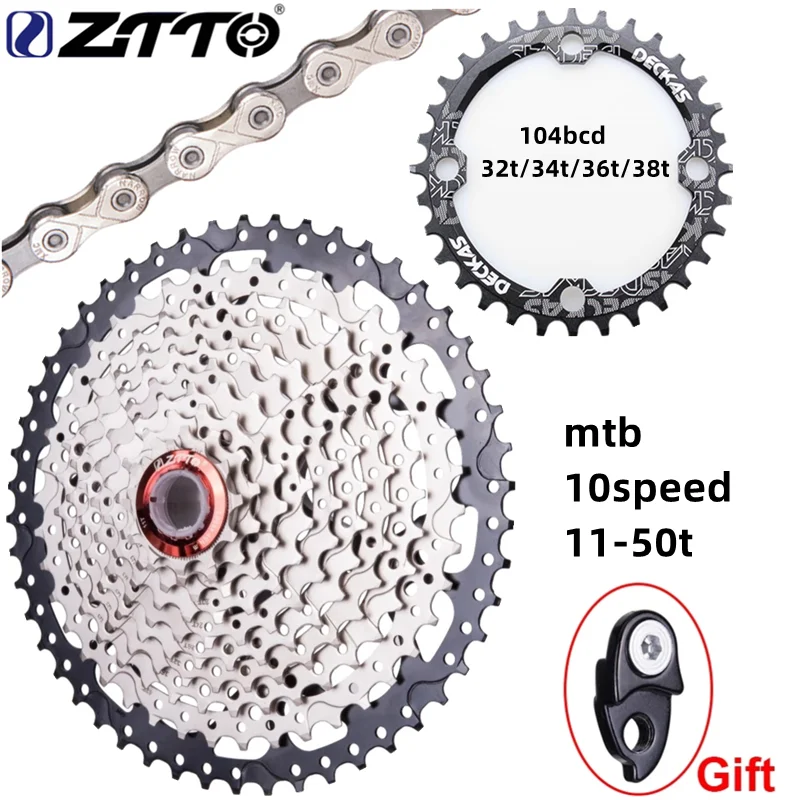 

Велосипедная кассета ZTTO MTB 10 скоростей 10 скоростей 11-50T свободное колесо HG Hub10-скоростная Звездочка 10 скоростной комплект mtb K7 XT SLX XO X0 X9 sunrace