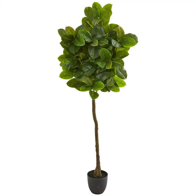 

Rubber Leaf Artificial Tree (Real ), Green