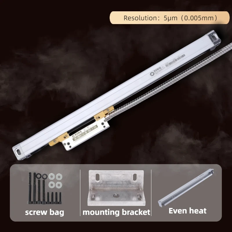 KA-500 оптический энкодер, линейка, датчик, линейная стеклянная шкала, 5 микрон, TTL DRO, 470-770 мм, 0,005 мм, прецизионный измерительный инструмент