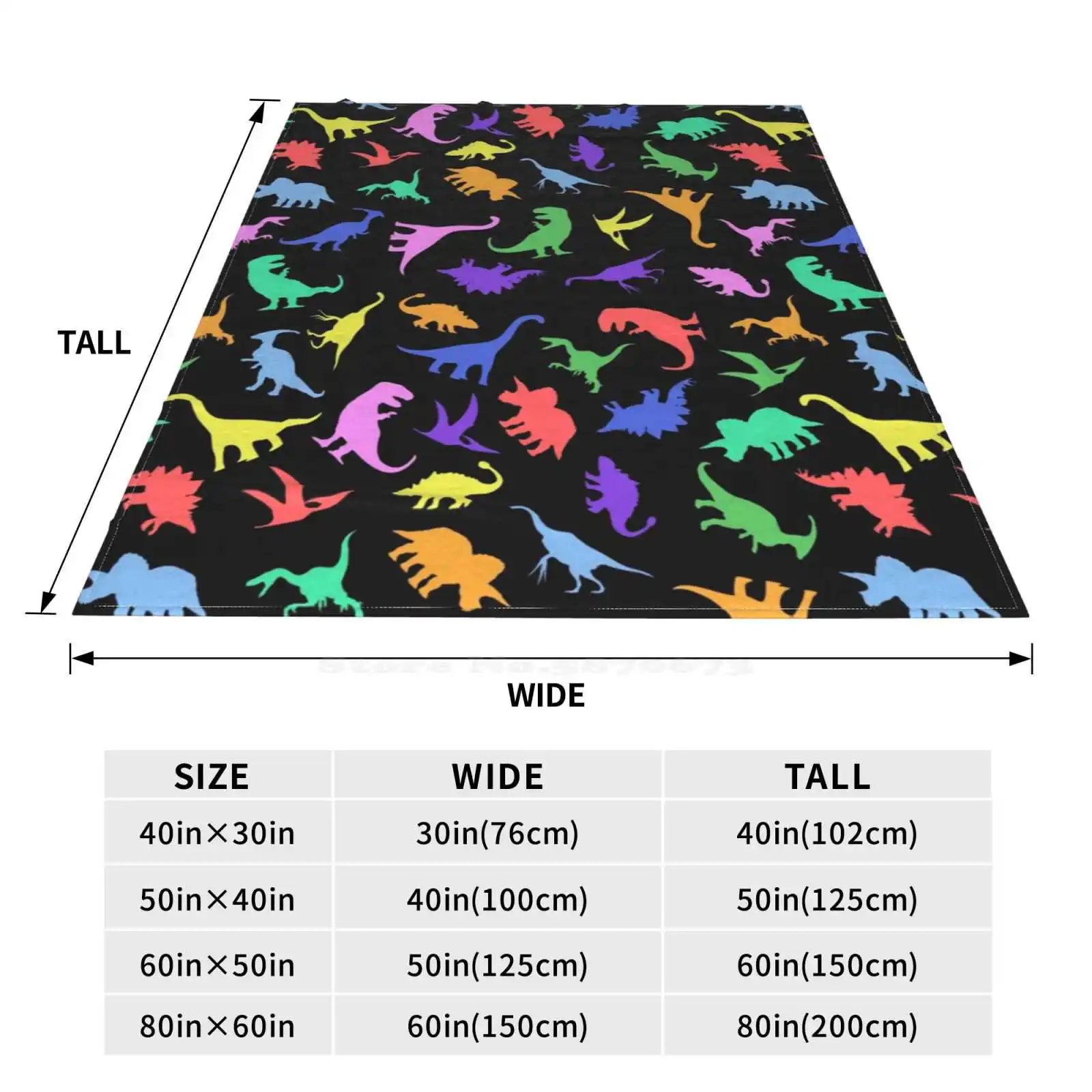 Забавный рисунок динозавра (черный фон) новейший супермягкий теплый тонкий