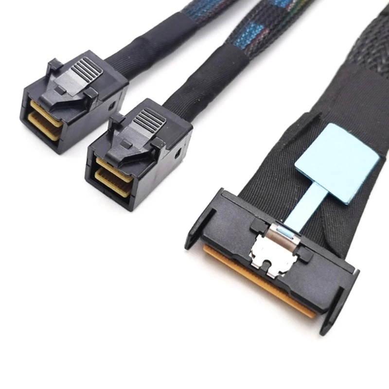 Прочность Slimlines 8i 74PSlimline до 2SFF-8643 Кабель PCIE5.0 31 5 дюйма для надежности Шнур передачи