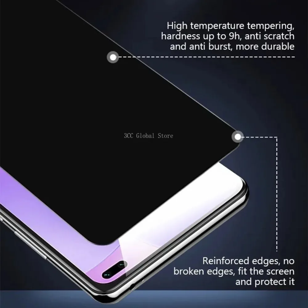 3 шт. защитная пленка для экрана Note 12 11 Pro 8 7 11S 10S 9S Plus 5G Anti-Spy Redmi 10C 10 9 9A 9C Glass