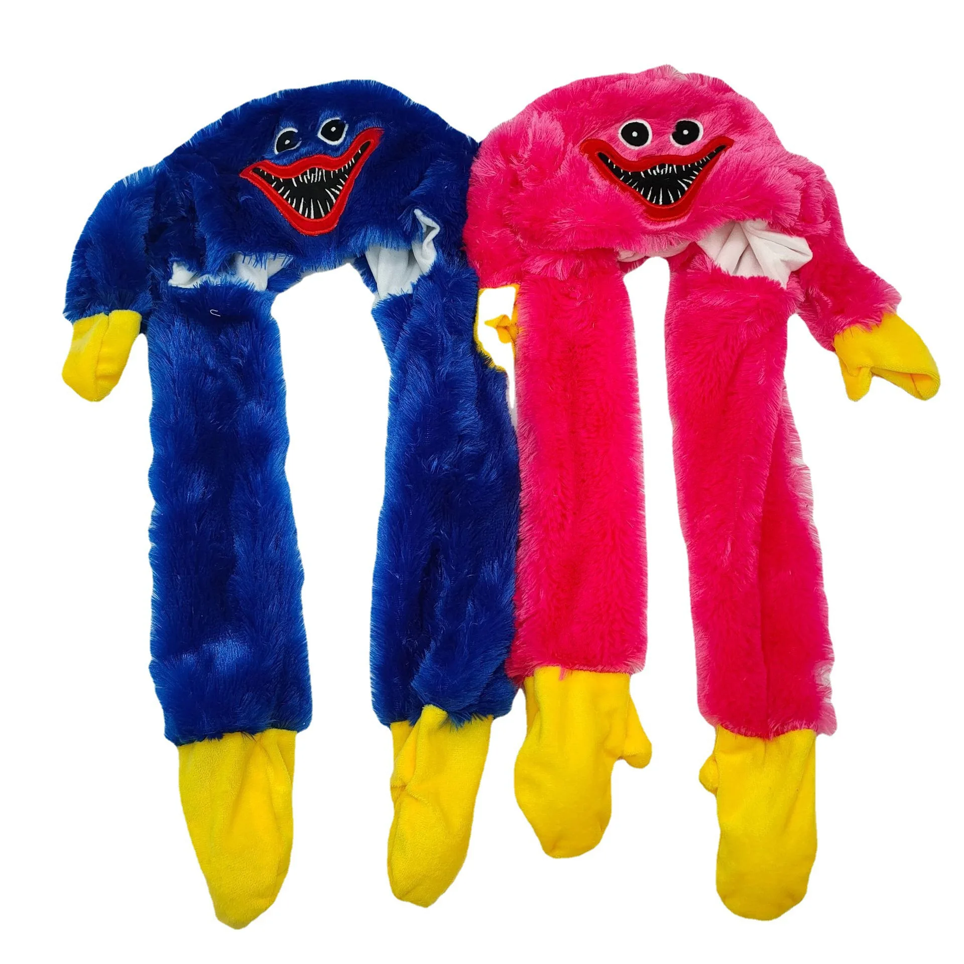 

Movable hat Sausage Monster Pink Blue Bobbi Hat with Moving Ears
