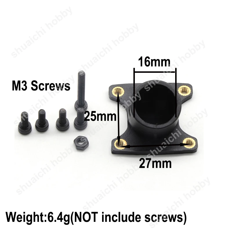 Крепежная база двигателя 16 мм Т-образный шарнир адаптер шасси 10 диаметр 10/15/20