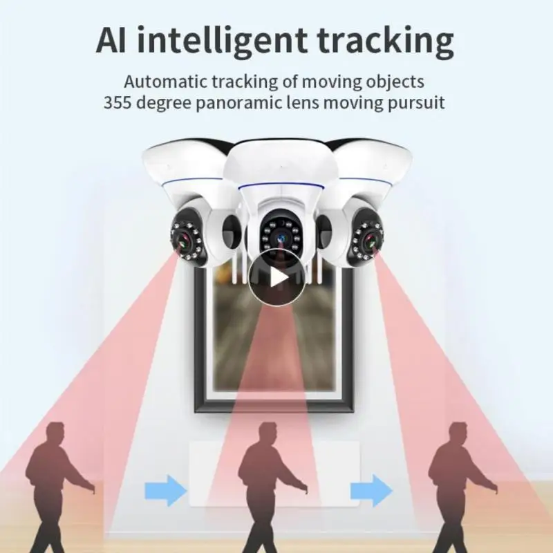 

2mp Wireless Camera Two Way Audio Ip Camera Surveillance Camera Night Vision Wifi Camera Smart Home Intelligent Tracking