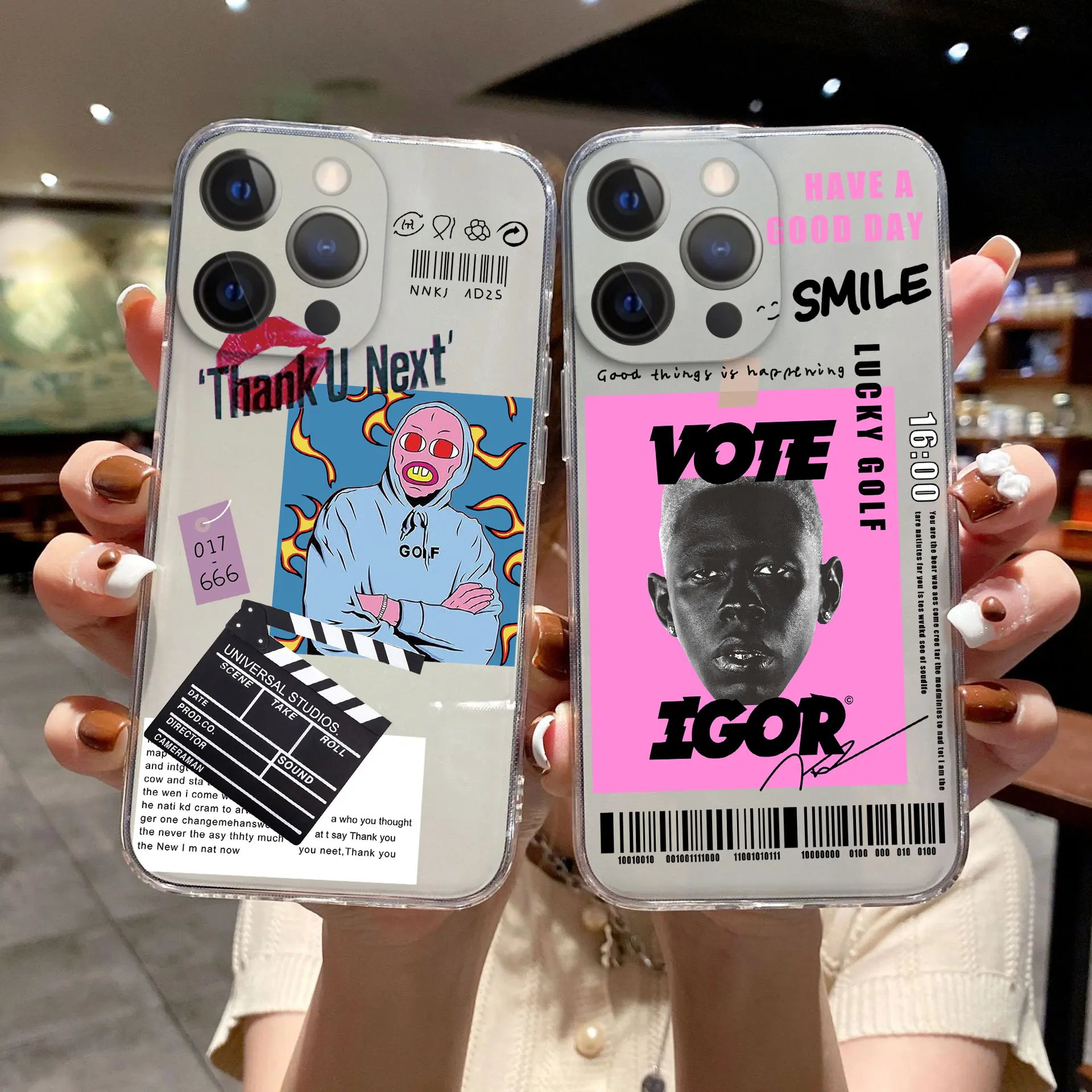 

NEW Tyler the creator Golf IGOR bees Phone Case For iPhone 11 12 13 Pro Max X XR XS MAX 8 7 Plus 13Mini Clear Soft Bumper Case