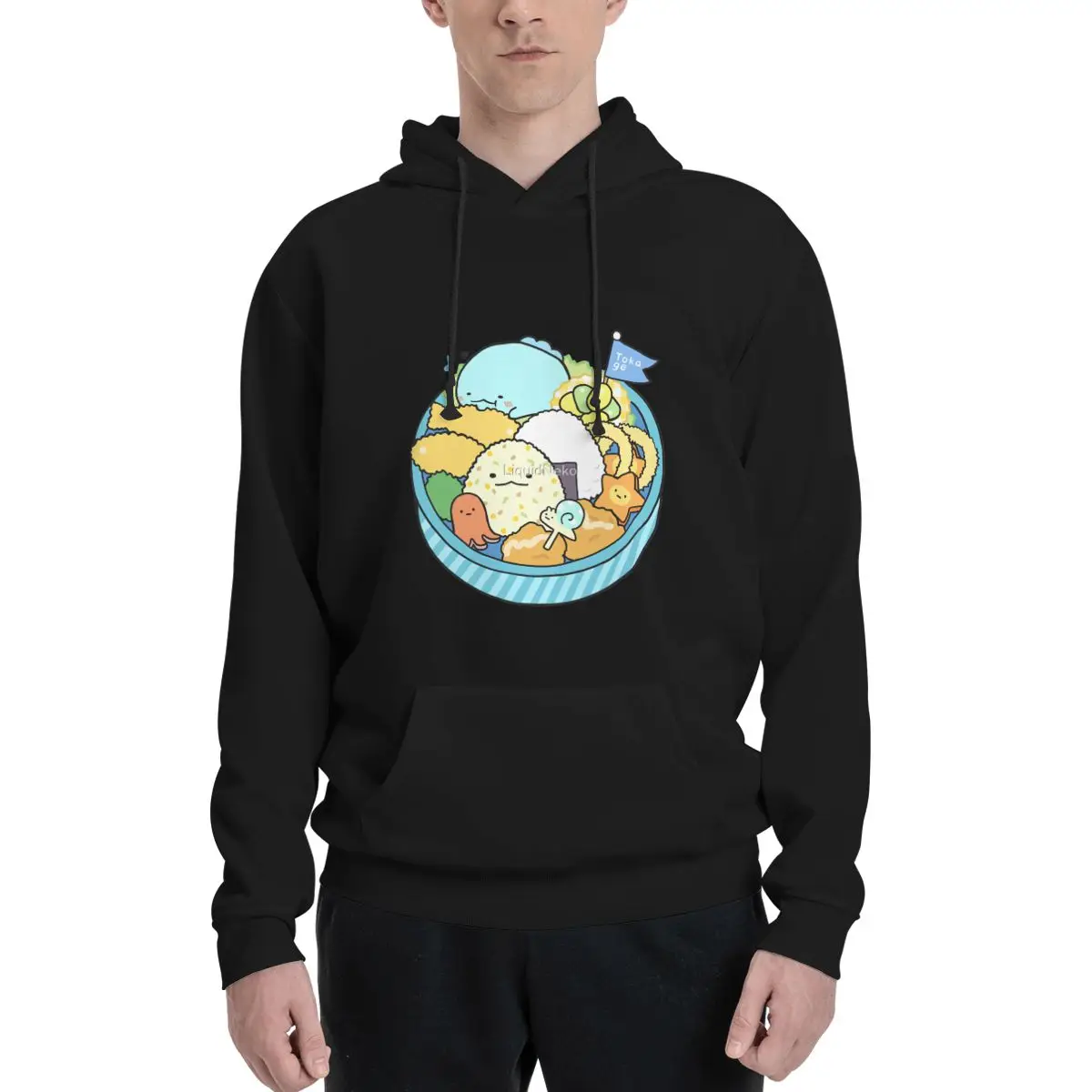 Sumikko Gurashi Kawaii Bento Box толстовки аниме негабаритная толстовка с капюшоном