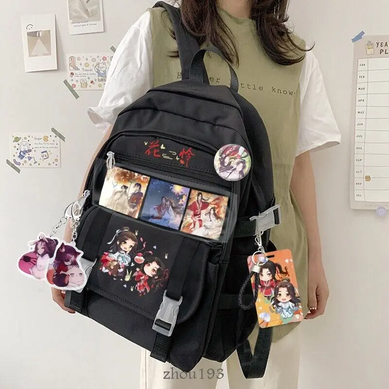 

Аниме Tian Guan Ci Fu TGCF Hua cheng Косплей Рюкзак Школьная Сумка через плечо