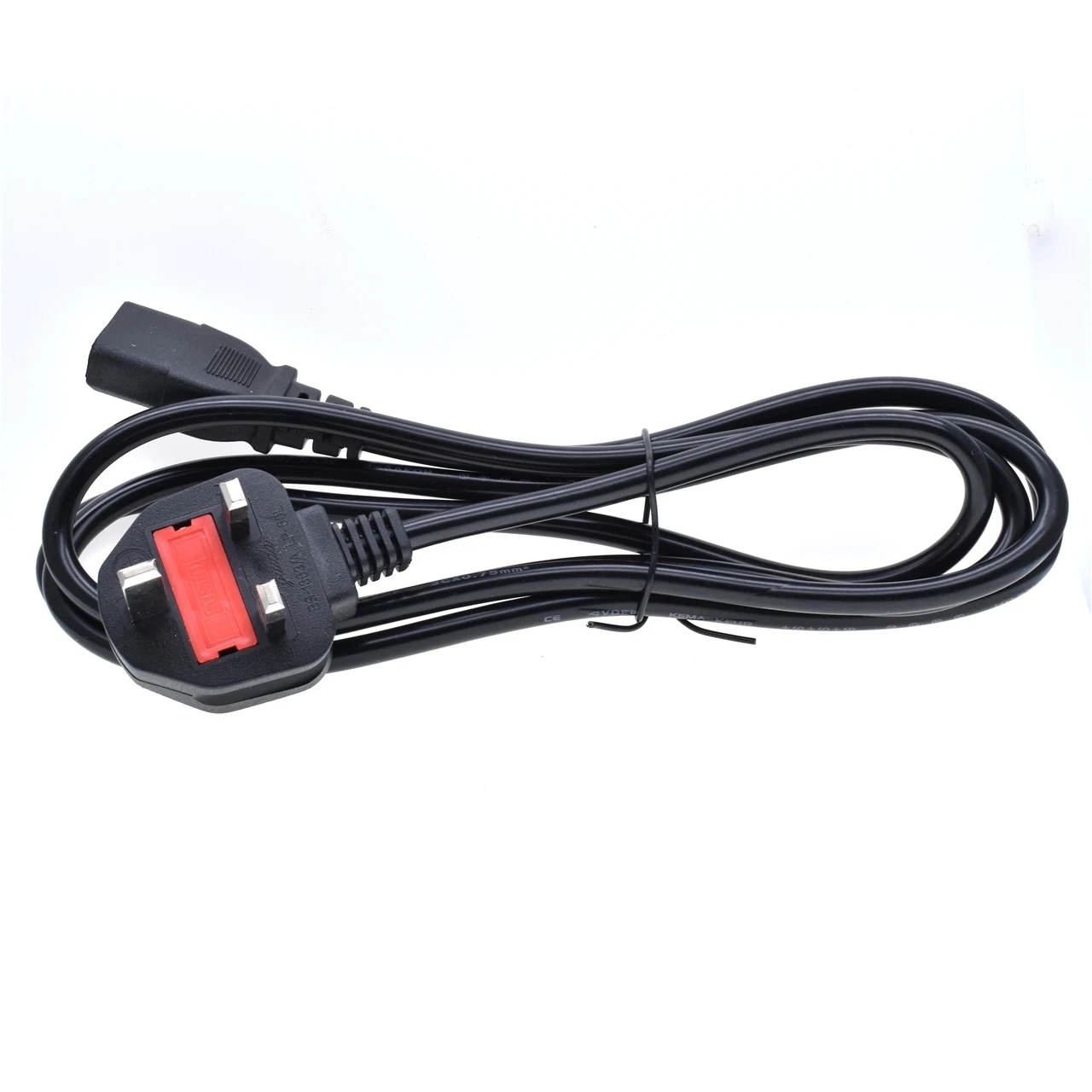 Силовой кабель UK Fused 3 Pin сетевой штекер для IEC C13 свинцовый Кабель принтера 10000