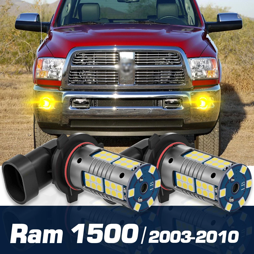 

2pcs LED Fog Light Canbus Accessories For Dodge Ram 1500 2003-2010 2004 2005 2006 2007 2008 2009