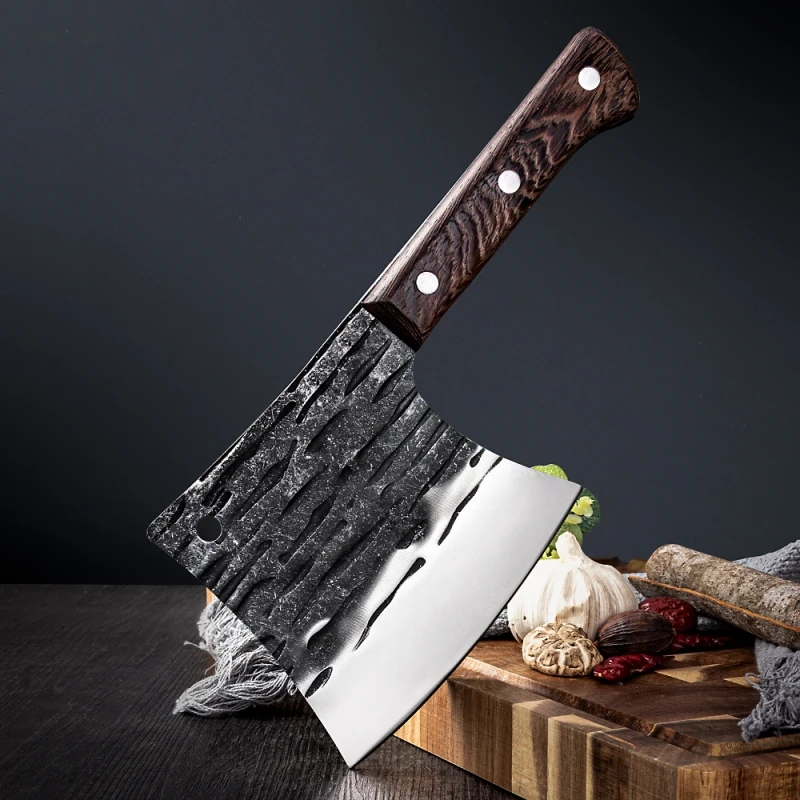

Kitchen Knife Bone Chopping Axe Stainless Steel Bone Machete For Chopping Meat Bones Butcher Cooking Tool Outdoor Multi-purpose
